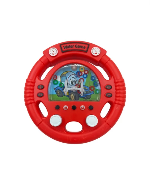 Oyuncak Suda Halka Geçirme Oyunu Su Atarisi Direksiyon Temalı 13x13cm. - 5