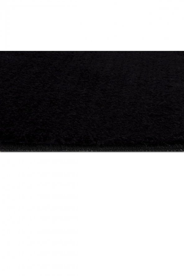 Orkide Home Modern Dekoratif Halı Jel Kaymaz Taban Siyah Yatak Odası Seti - 5