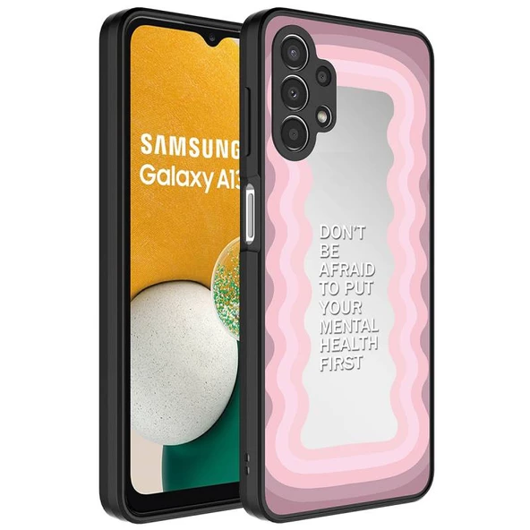 Samsung Galaxy A23 Aynalı Desenli Kapak Ayna