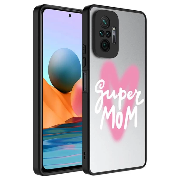 Xiaomi Redmi Note 10 Pro Aynalı Desenli Kapak Mom