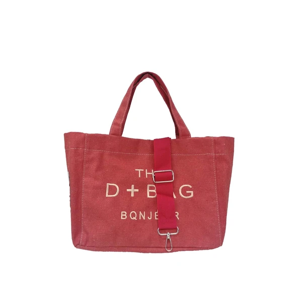 Liva 9009 Kanvas Kumaş Çapraz Ve El Omuz Çantası - Resim 5