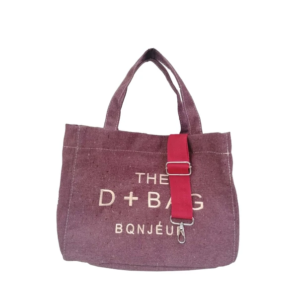 Liva 9009 Kanvas Kumaş Çapraz Ve El Omuz Çantası - Resim 8