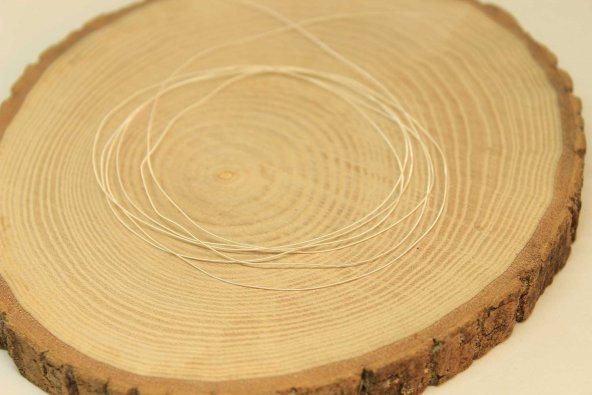 Apatit Taşı 4mm 1000 Ayar Gümüş İpli Kolye (Klipsli) - 2