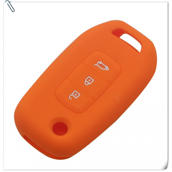 RENAULT MEGANE 4 CLİO 5 KOLEOS SİLİKON ANAHTAR KILIF(TURUNCU) ürün görseli