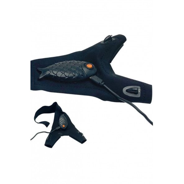 Led Işıklı Sağ El Tamirci ve Balıkçı Eldiveni CAR-04 E75 (CAR-04) - 3