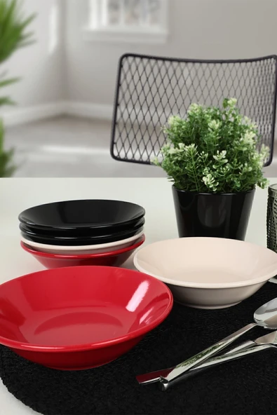 Keramika Noble Hitit Yemek Tabağı 18 Cm 6 Adet 030/650