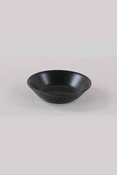 Keramika Mat Siyah Hitit Yemek Tabağı 18 Cm 6 Adet - 3