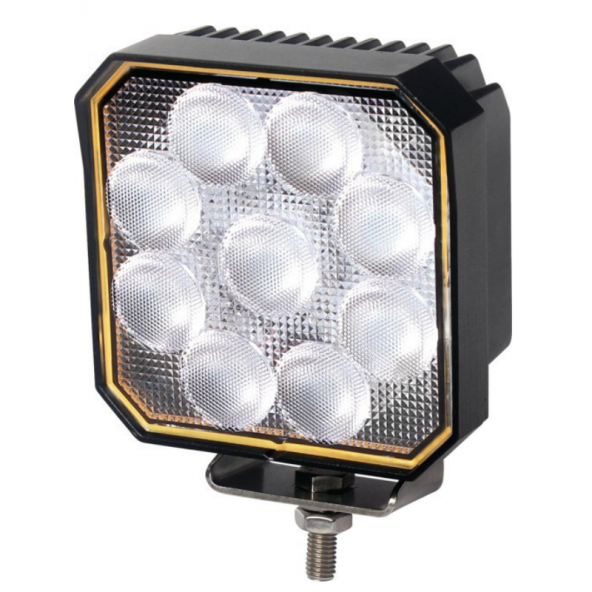 16w Kare 9 Ledli Kombo Sis Farı Off Road Çalışma Tekne Lambası CHM02 EE121 (CHM-02)