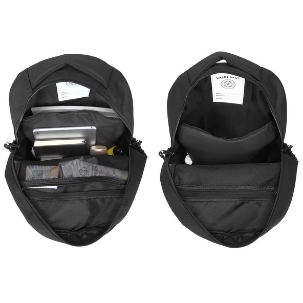 Smart Bags Sırt Çantası Okul Boyu Laptop Gözlü 3196 - 12
