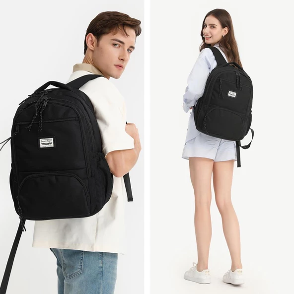 Smart Bags Sırt Çantası Okul Boyu Laptop Gözlü 3196 - 11