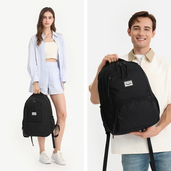 Smart Bags Sırt Çantası Okul Boyu Laptop Gözlü 3196 - 6