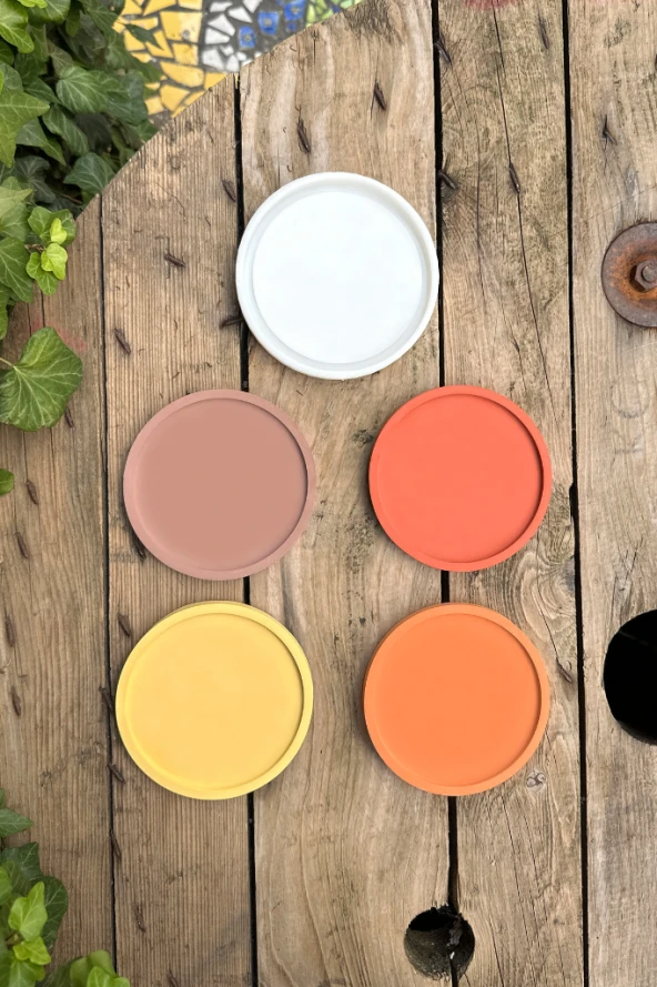 Dairesel Şekilli Tepsi Kalıbı (110mm çap x10mm kalınlık) (Silikon) ( 1 Adet ) ürün görseli