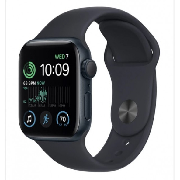Apple Watch Se Gps 40MM Midnight Aluminium Case With Midnight Sport Band - Regular MNJT3TU/A - OUTLET