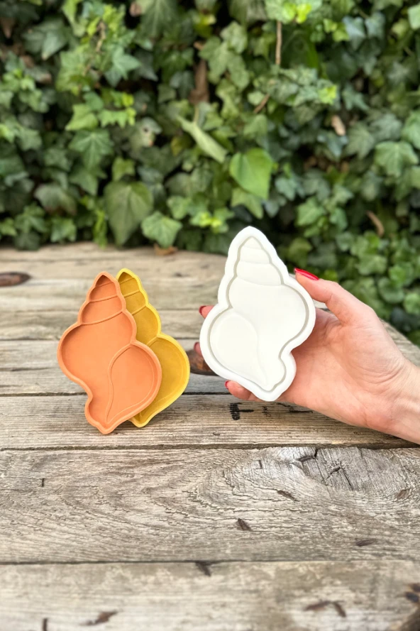 Deniz Salyangozu Şekilli Tepsi Kalıbı (77mmx120mmx8mm) (Silikon) ( 1 Adet ) ürün görseli