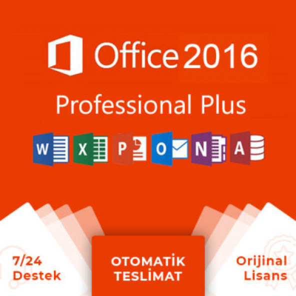 Office 2016 Pro Plus Online Dijital Lisans Anahtarı