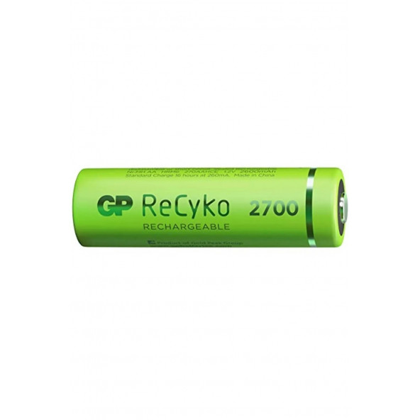 GP Recyko+ 2700 Aa Kalem Ni-mh Şarjlı Pil, 1.2 Volt, 6'lı Kart - 2