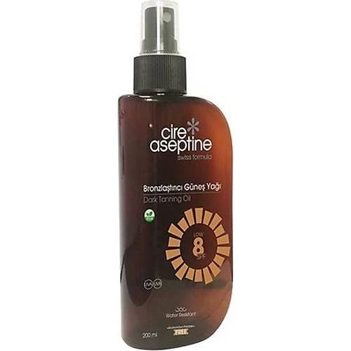 Cire Aseptine Bronzlaştırıcı Spf 8 200 ml Güneş Yağı