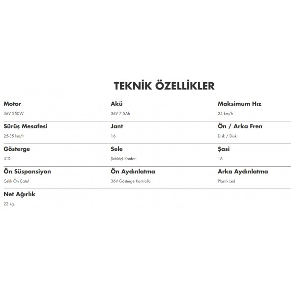 SKYJET S25 ELEKTRİKLİ BİSİKLET - 3