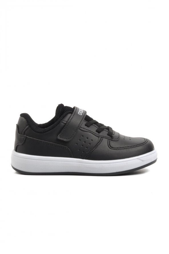 Pepino Siyah Beyaz Cırtlı Çocuk Sneaker