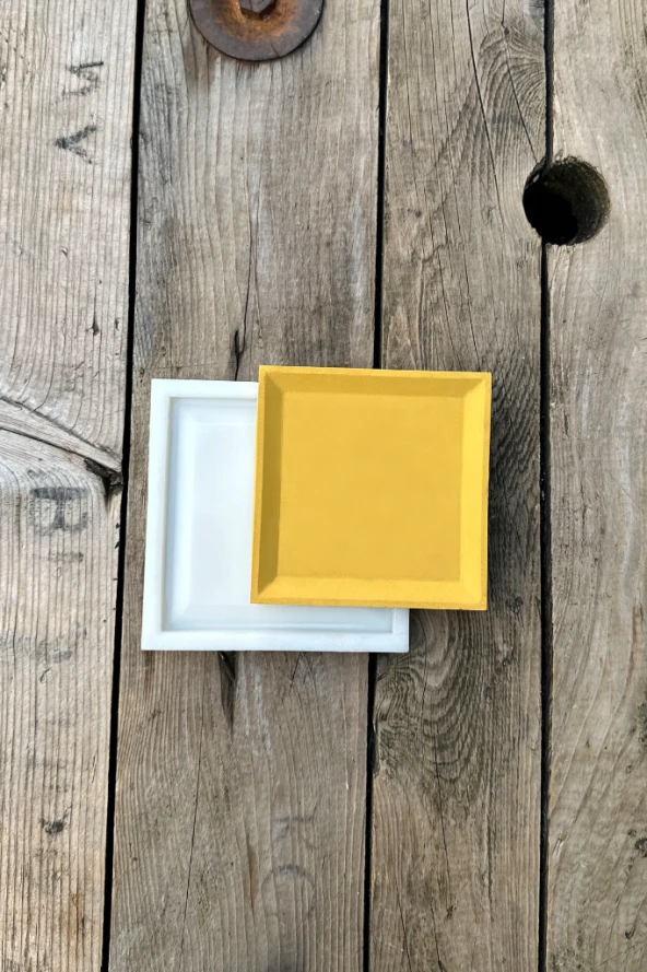 Kare Şekilli Tepsi Kalıbı (110mm x 110mm x 10mm) (Silikon) ( 1 Adet ) - Resim 5