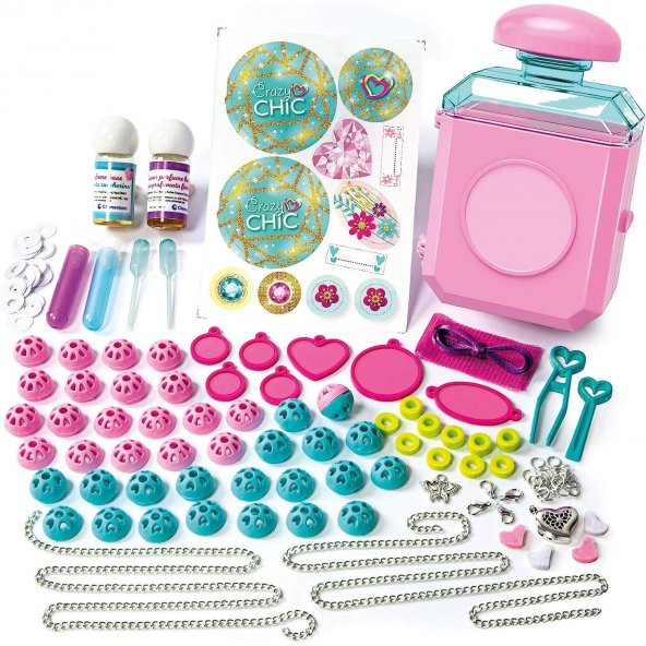Crazy Chic Parfümlü Takılar Takı Yapım Seti İnce Motor Becerisi Geliştiren Oyuncaklar - 2