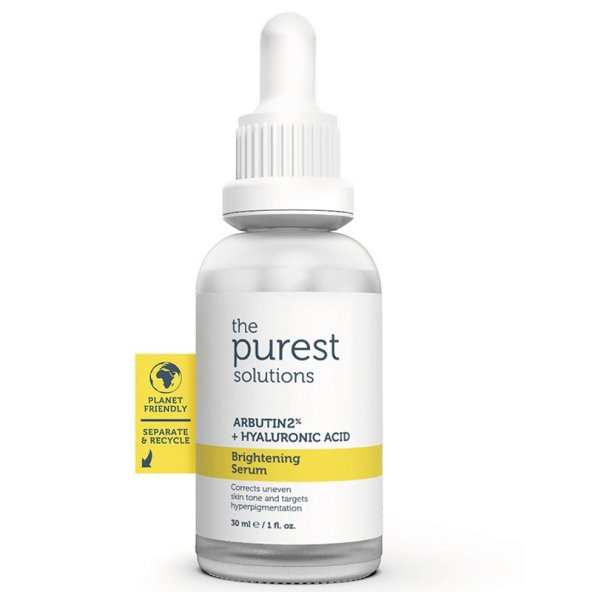 The Purest Solutions Arbutin 2 + Hyaluronic Acid Brightening Serum 30 ml