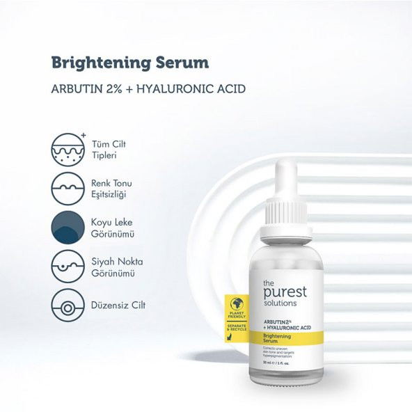 The Purest Solutions Arbutin 2 + Hyaluronic Acid Brightening Serum 30 ml - 3