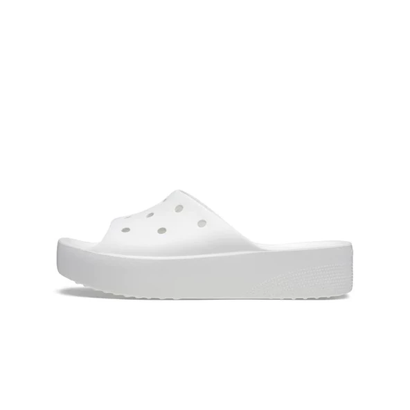 Crocs Classic Platform Slide Kadın Terlik Beyaz 208180-100 - 3