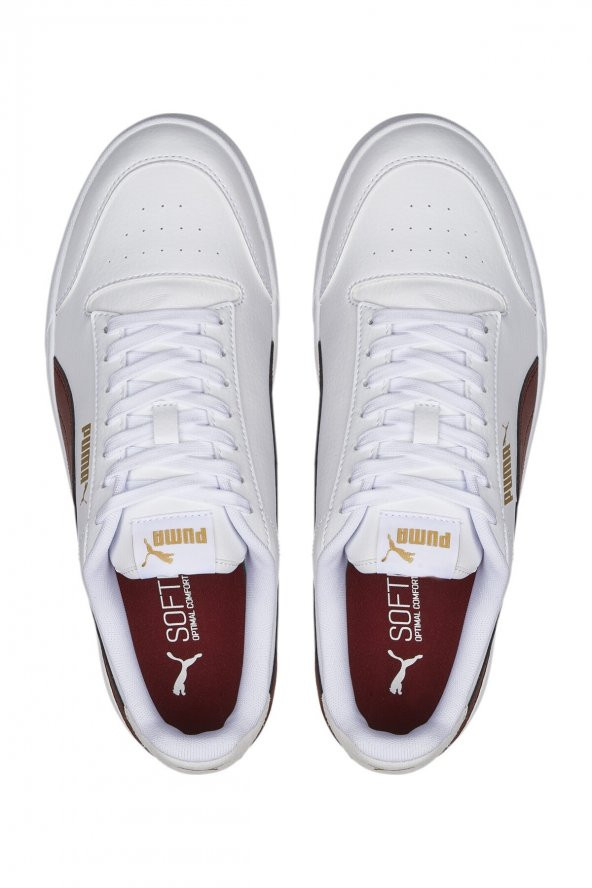 Unisex Sneaker - Puma Shuffle Puma White-Intense Red-Puma - 30966823 - 4