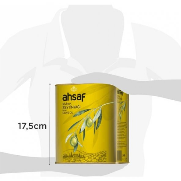 Ahsaf Riviera Zeytinyağı 2L-Teneke (3'lü Ekonomik Paket) - 2