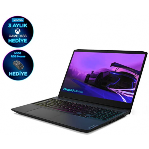 Lenovo IdeaPad Gaming 3 82K101ELTX03 i5-11320H 16 GB 512 GB SSD RTX3050 15.6" Full HD Notebook - 2