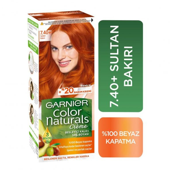 Garnier Color Naturals Saç Boyası 7.40 Sultan Bakırı