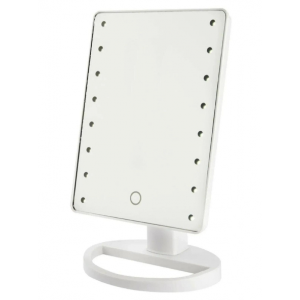 Dokunmatik Led Işıklı Usb Li Masa Üstü Makyaj Aynası Ledli AA111 (MRR-03)