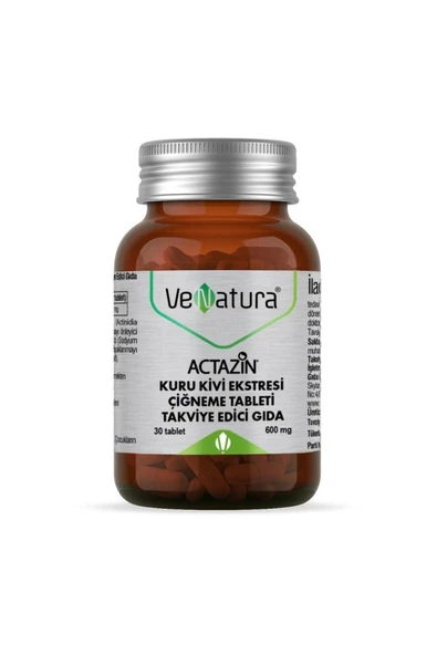 VeNatura Actazin Kuru Kivi Ektresi 30 Çiğneme Tablet ürün görseli