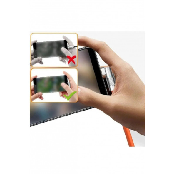 Iphone 180 Derece Lightning Dönebilen Şarj Kablosu Oynar Başlıklı Metal Uçlu 1.2 Metre E96(ŞARJ-01) - 4