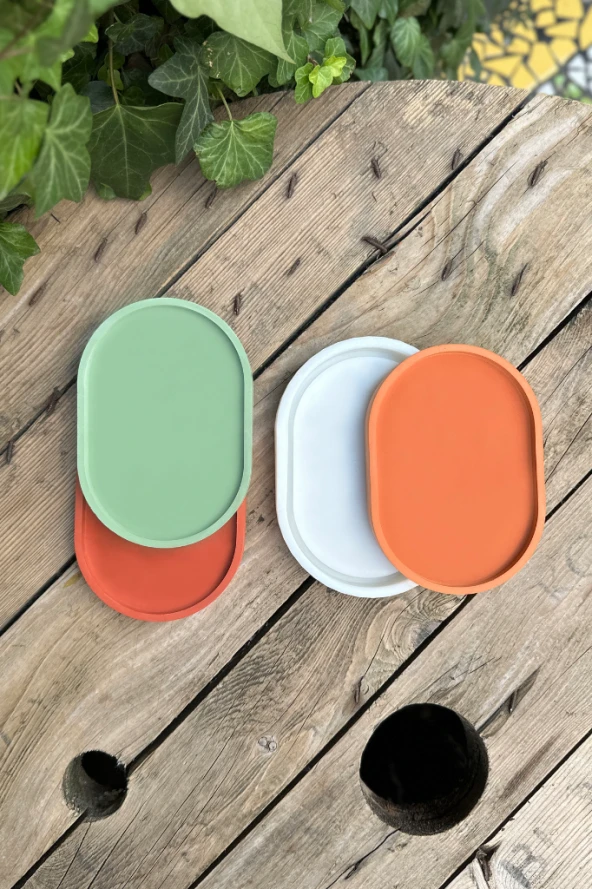 Elips Şekilli Tepsi Kalıbı (105mmx150mmx17mm) (Silikon) ( 1 Adet )