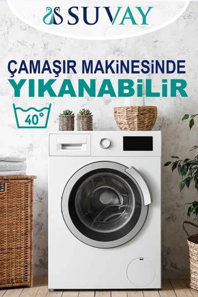 SUVAY Bebek Yastığı Silikon Elyaf Dolgulu 35x45 cm 225 Gram Silikonlu Beyaz Antibakteriyel Bebek Yastığı - 4