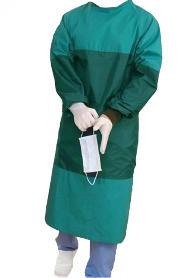 SUVAY Cerrahi Box Önlüğü Ameliyathane Doktor Boks Önlüğü Yıkanabilir Çok Kullanımlık Önlük - 2