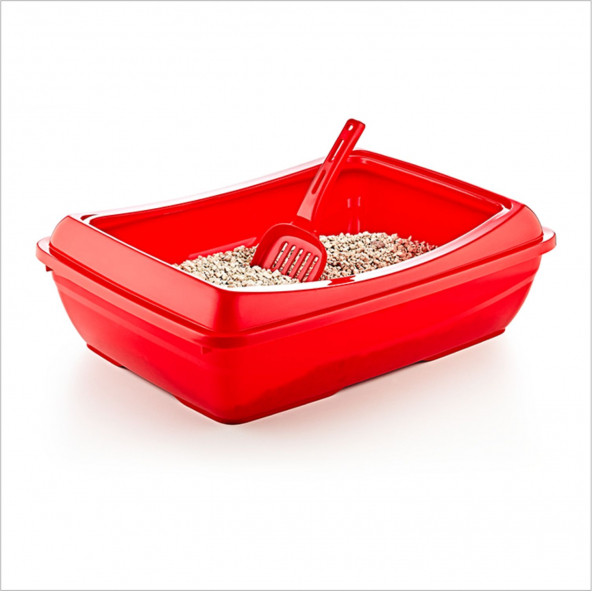 En Dev Derin Büyük Geniş 49x38cm Kedi Köpek Kum Kabı Havuzu Wcsi Haznesi Tuvaleti Leğeni Kutusu