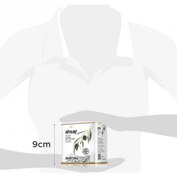 Ahsaf Soğuk Sıkım Natürel Sızma Zeytinyağı 500 ml-Teneke ( 3'lü Ekonomik Paket ) - 2