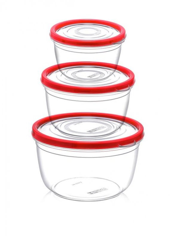 DÜNYA PLASTİK 3LÜ KOMPAKT SET(625-1200-2100ML) 30735