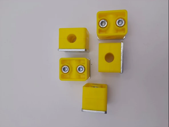 Tek Lama Çift Vida Hidrolik Boru Kelepçesi 16mm - 4