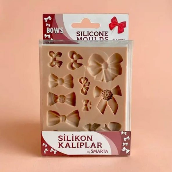 Smarta Silikon Kalıp Fiyonklar - Bows SK1013007