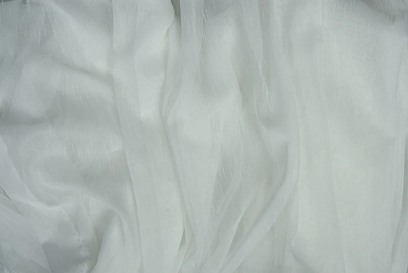 BRS MODEL BEYAZ RENK TEK KANAT Hazır dikilmiş Pileli Fon Perde 300*260 cm - Resim 7