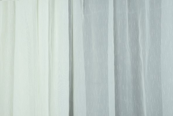 BRS MODEL KREM RENK TEK KANAT Hazır dikilmiş Pileli Fon Perde 300*260 cm - 3