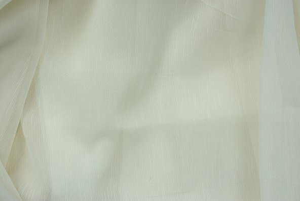 BRS MODEL KREM RENK TEK KANAT Hazır dikilmiş Pileli Fon Perde 300*260 cm - 8