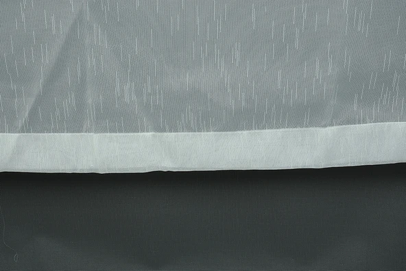 BRS MODEL KREM RENK TEK KANAT Hazır dikilmiş Pileli Fon Perde 300*260 cm - Resim 4