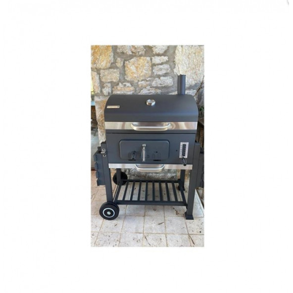 Tarrington House Memphis Xl Büyük Kömürlü Mangal Fırınlı Bacalı Barbekü - 2