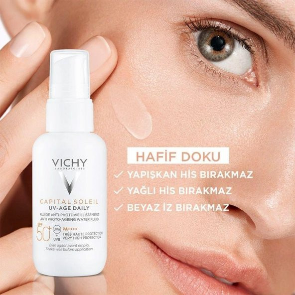 Vichy Capital Soleil UV SPF50+ Yaşlanma Karşıtı Güneş Kremi 40 ml - 3