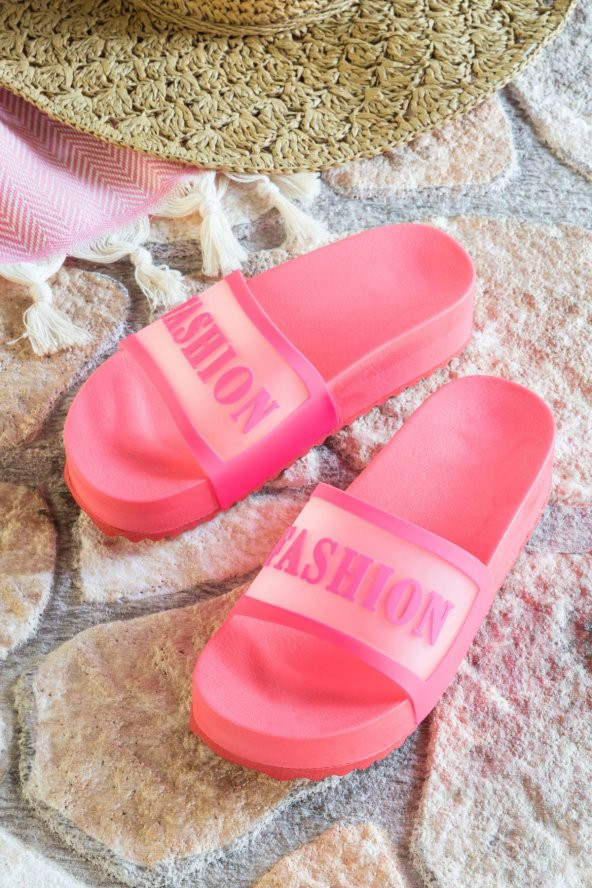 Comfort Of Pantofole Yüksek Taban Plastik Terlik 36 Numara - Fuşya